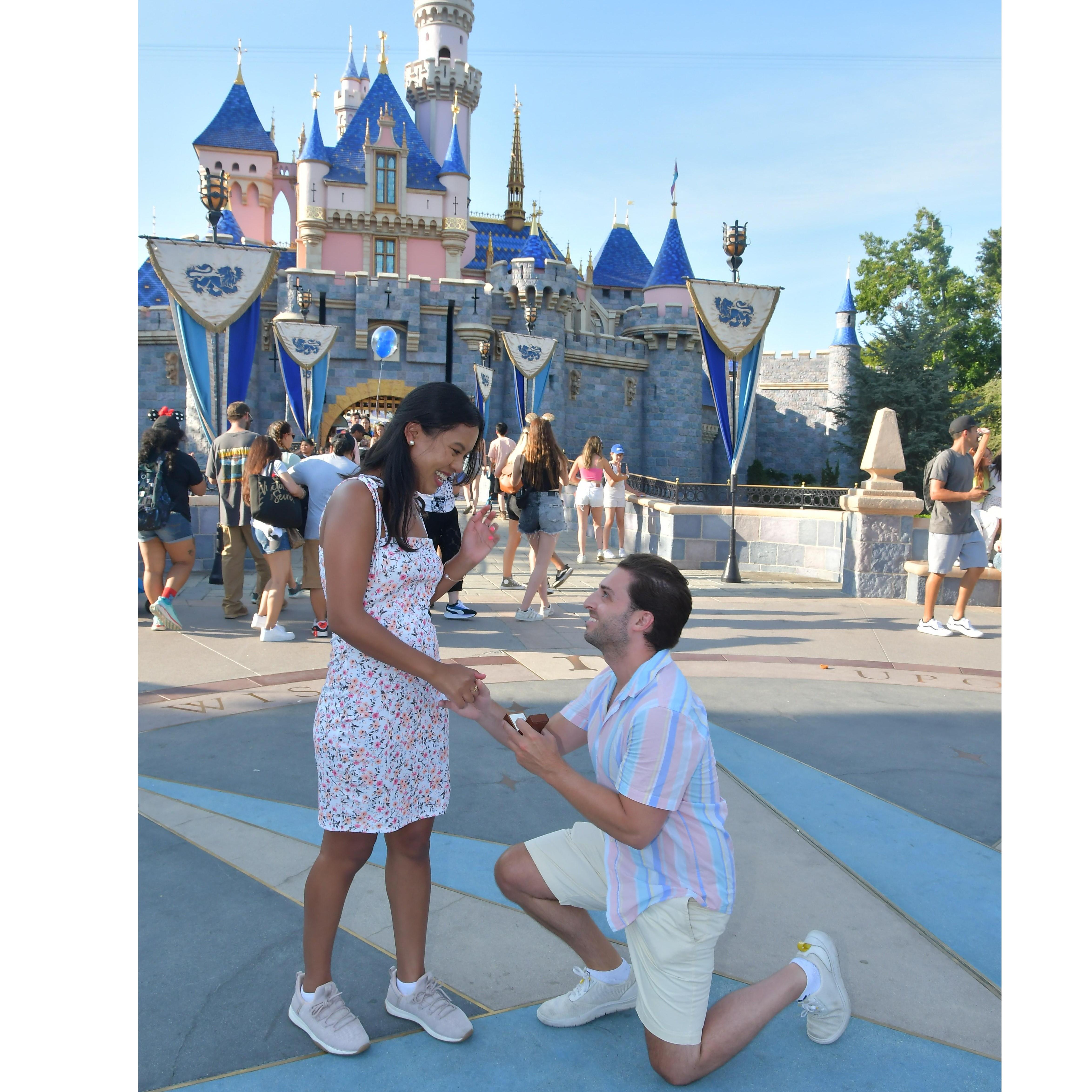 He popped the Question!