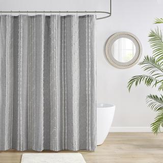 Kara Cotton Jacquard Shower Curtain