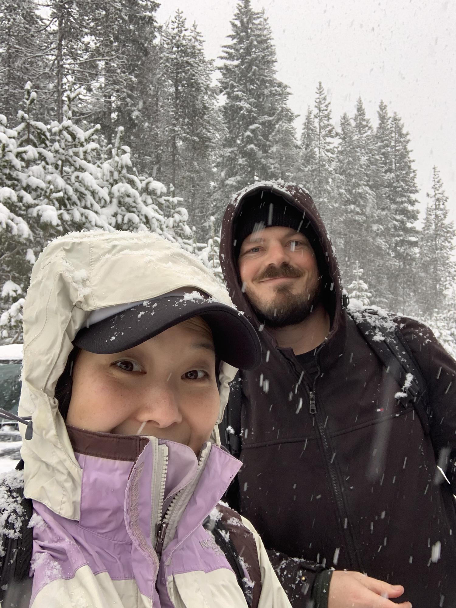 Snow shoeing