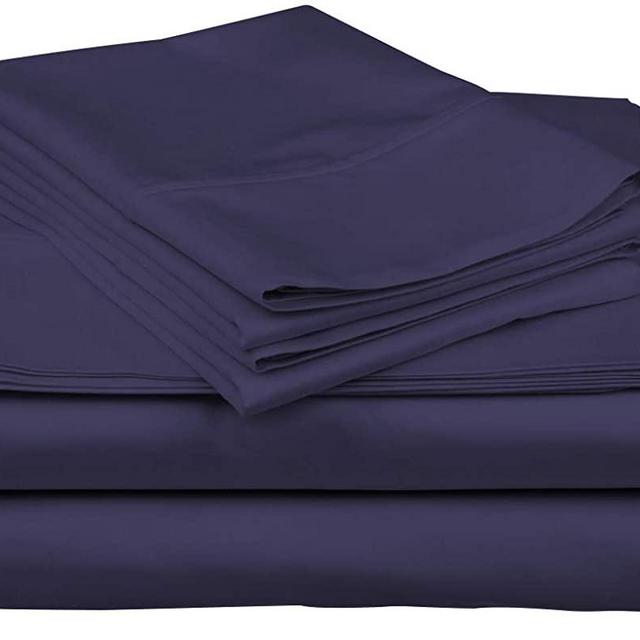 Pure Egyptian Queen Size Cotton Bed Sheets Set (Queen, 800 Thread Count) Plum Bedding and Pillow Cases (4 Pc) – Egyptian Cotton Sheets Queen Size Bed- Sateen Sheets - 15” Deep Pocket Queen Sheets