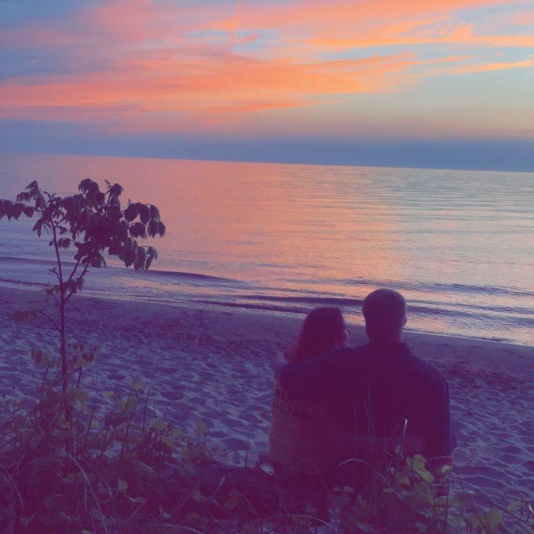 The night we started dating at the beach Zach asked Tonë to be his girlfriend.