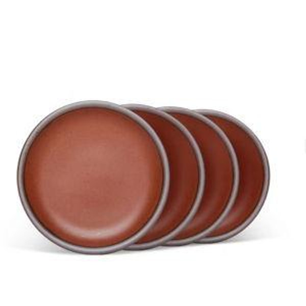 Cake Plate 4-pack | color: amaro | East Fork Pottery