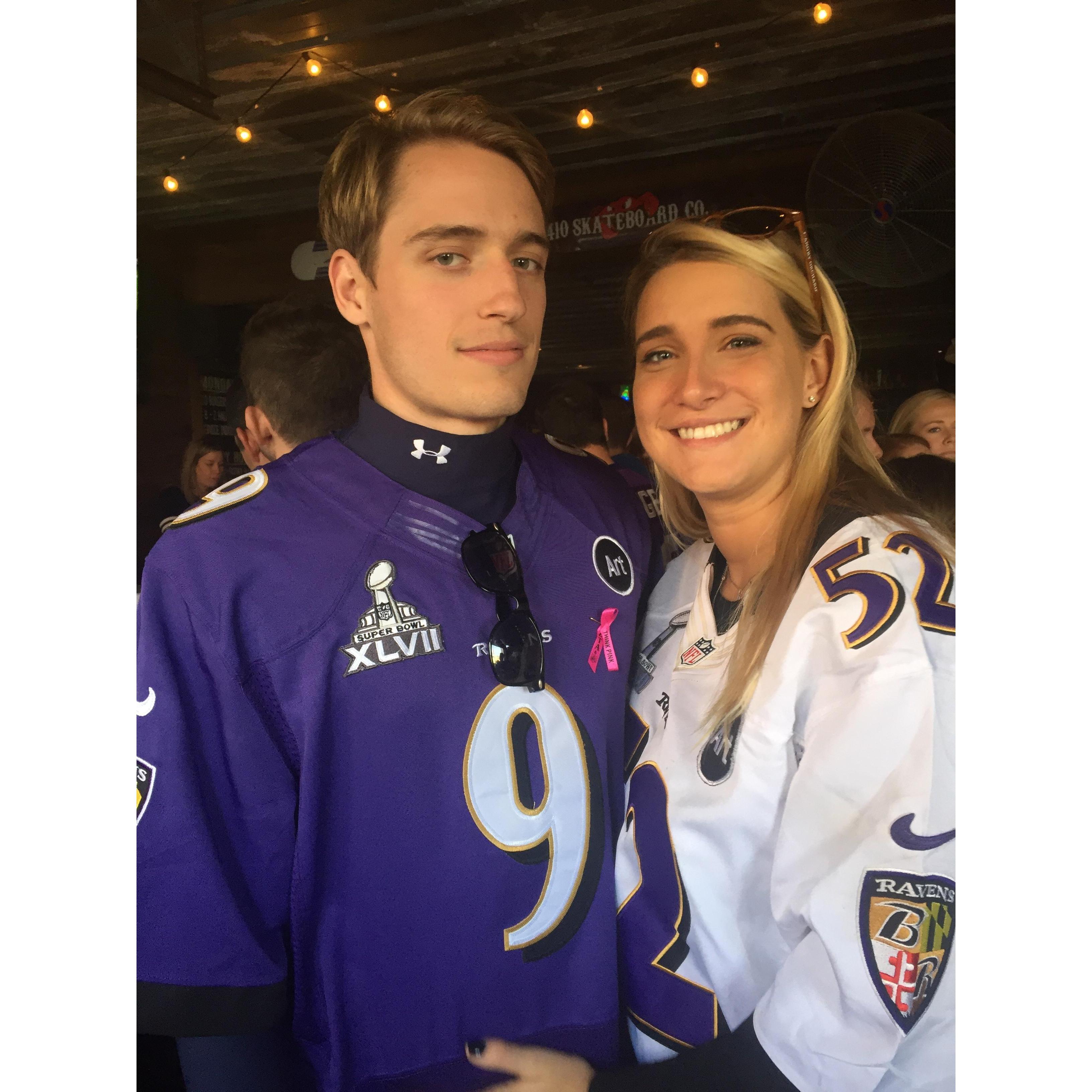 Ben's first Ravens tailgate - November 2016