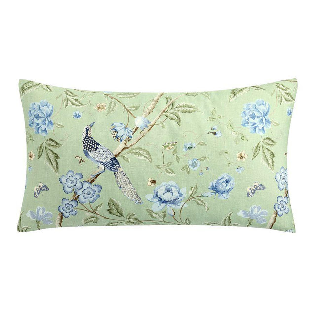 Kravet Meadowlark Reversible Sham, Green Multi, King