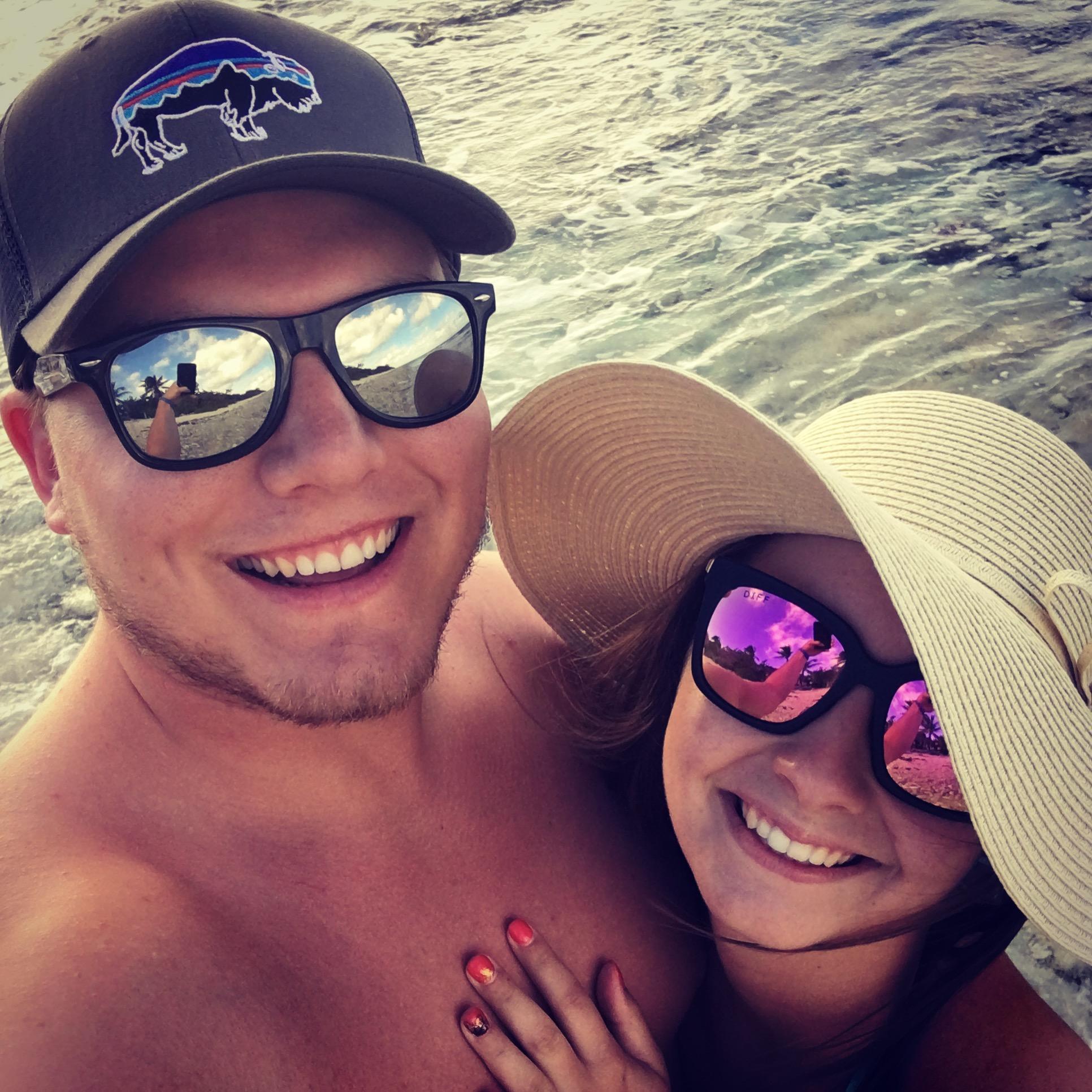 Our first tropical vacation together, Cayman Brac 2017