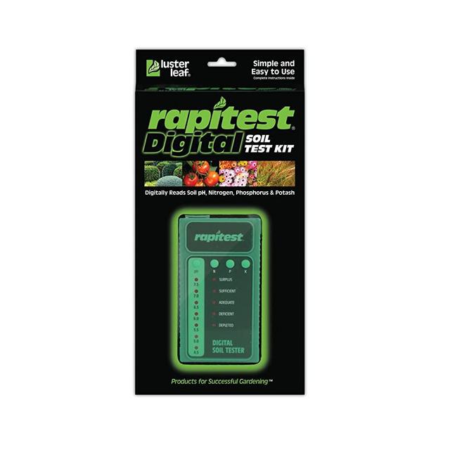 Luster Leaf 1605 Digital Soil Test Kit for pH, N, P and K, 1