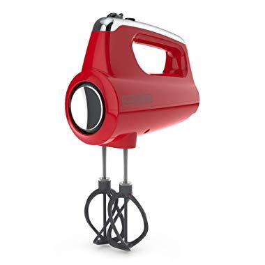 BLACK+DECKER MX600R Helix Performance Premium 5-Speed Hand Mixer, small, Red