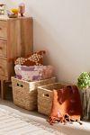 Woven Palm Leaf Storage Basket