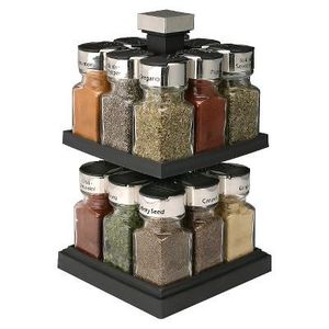 Product description page - Olde Thompson® Square Rotating 16-Jar Spice Rack