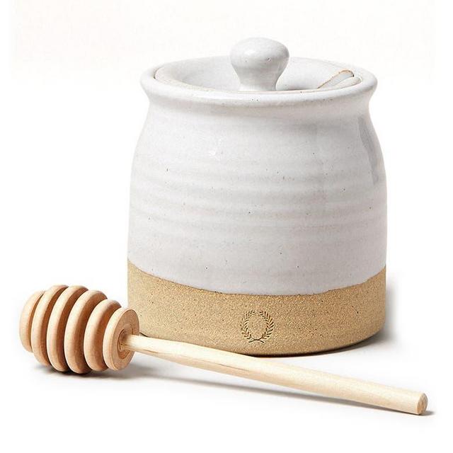 Beehive Honey Pot & Dipper