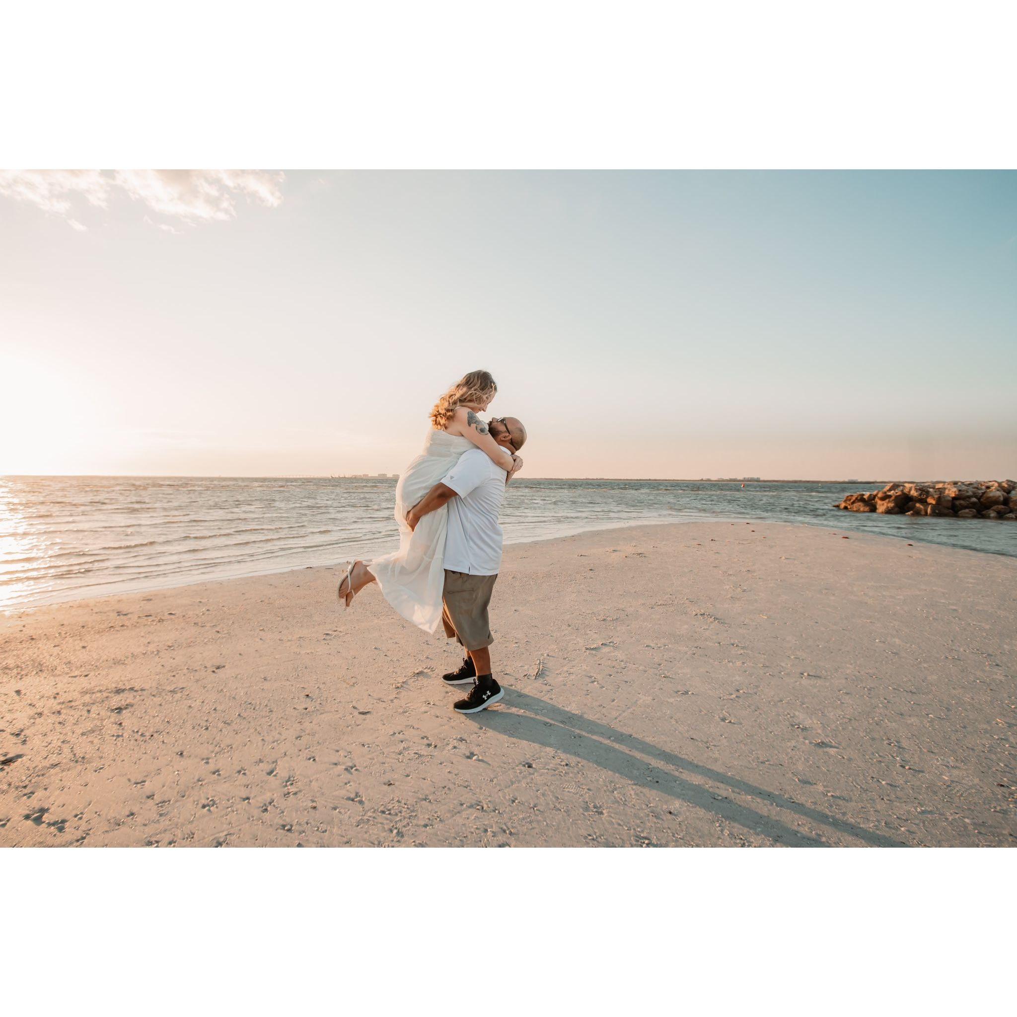 You make me feel weightless.