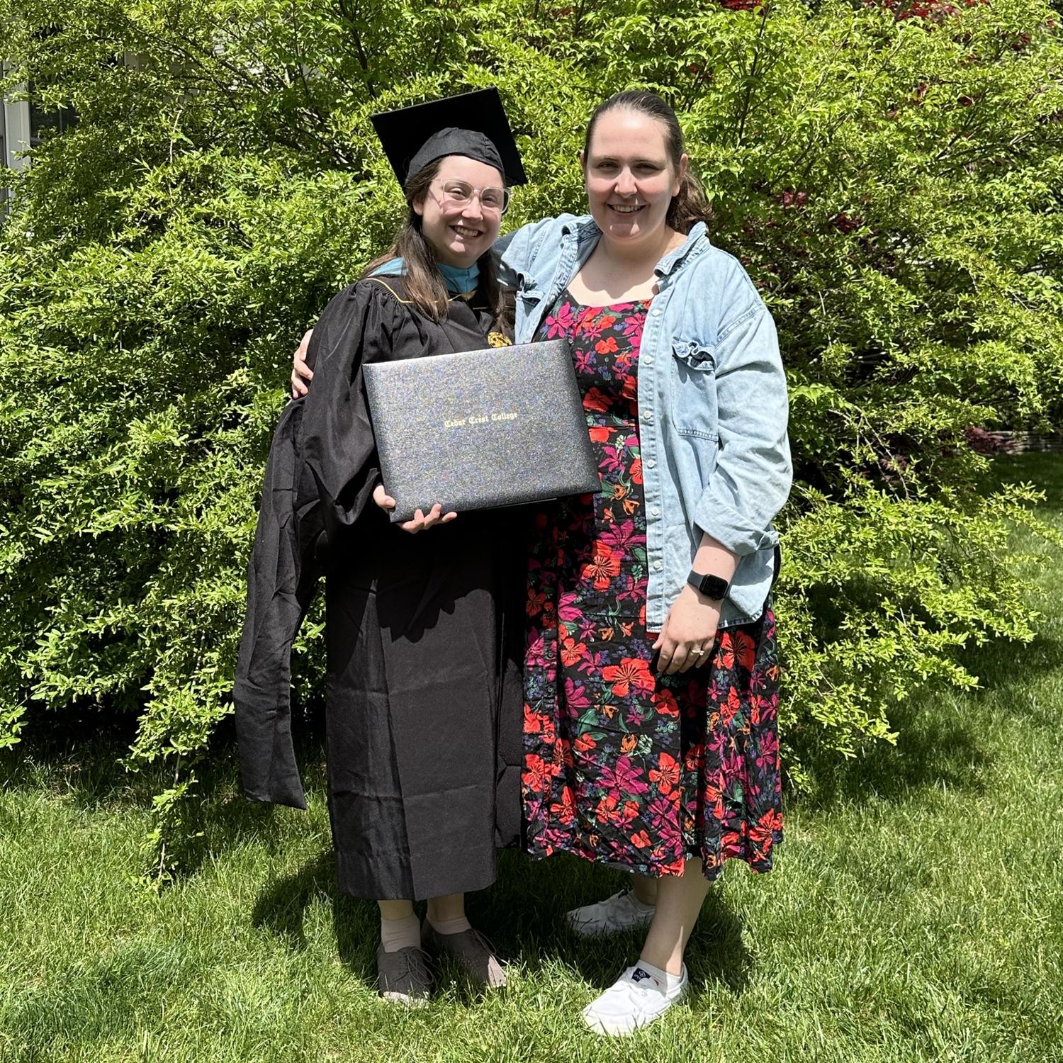 She’s a master (of education)!
