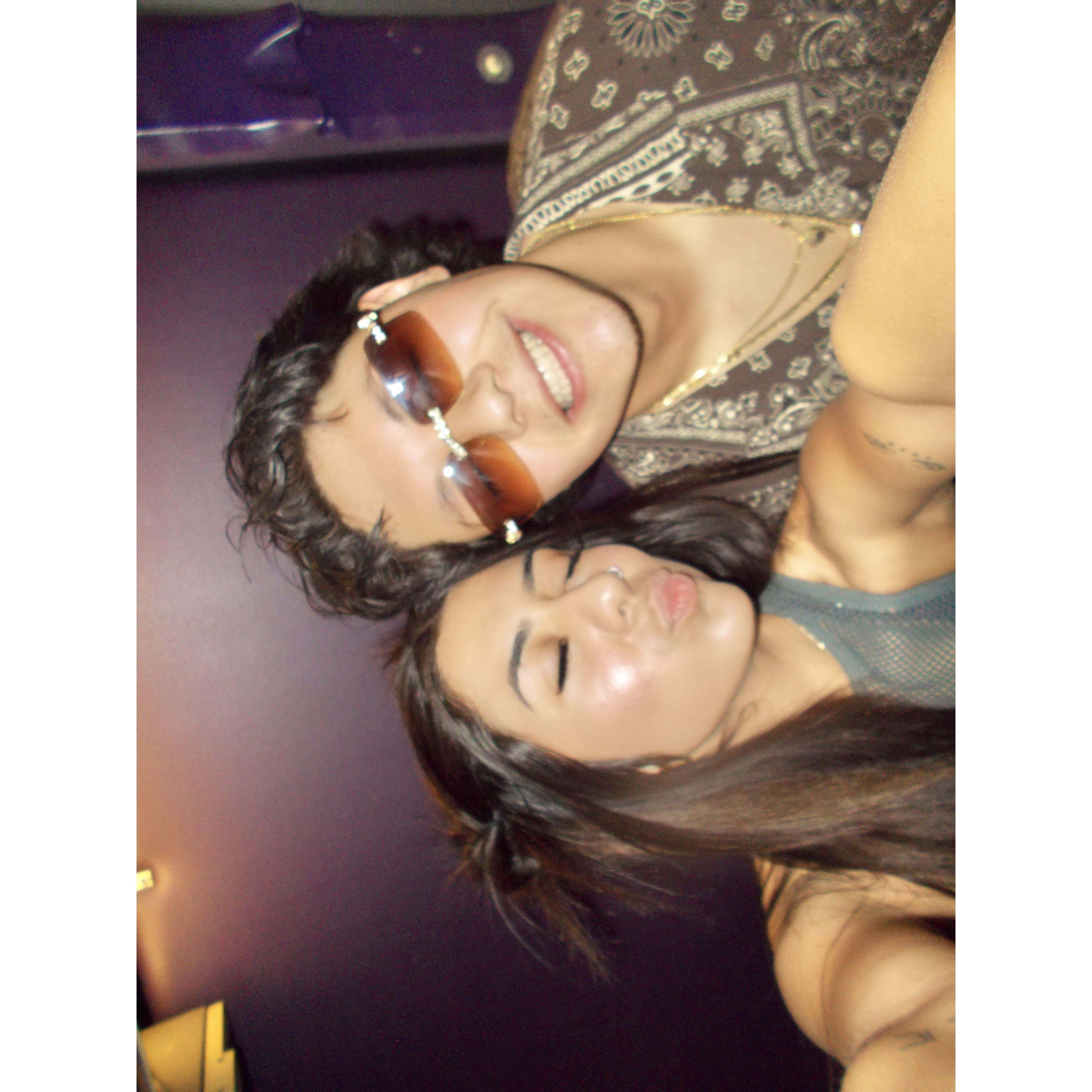 Going to EDM concerts together is definitely a hobby for the two!