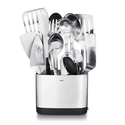 OXO 15-Piece Stainless Steel Kitchen Utensil Set