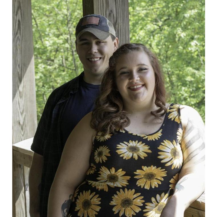 Chris and I at the Lockport Bridge in Archibald