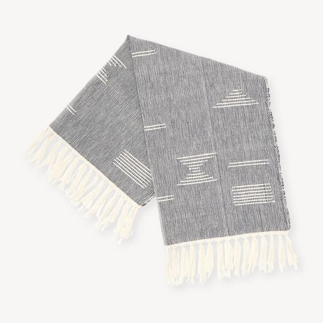 MINNA SHAPES TOWEL, BLUE