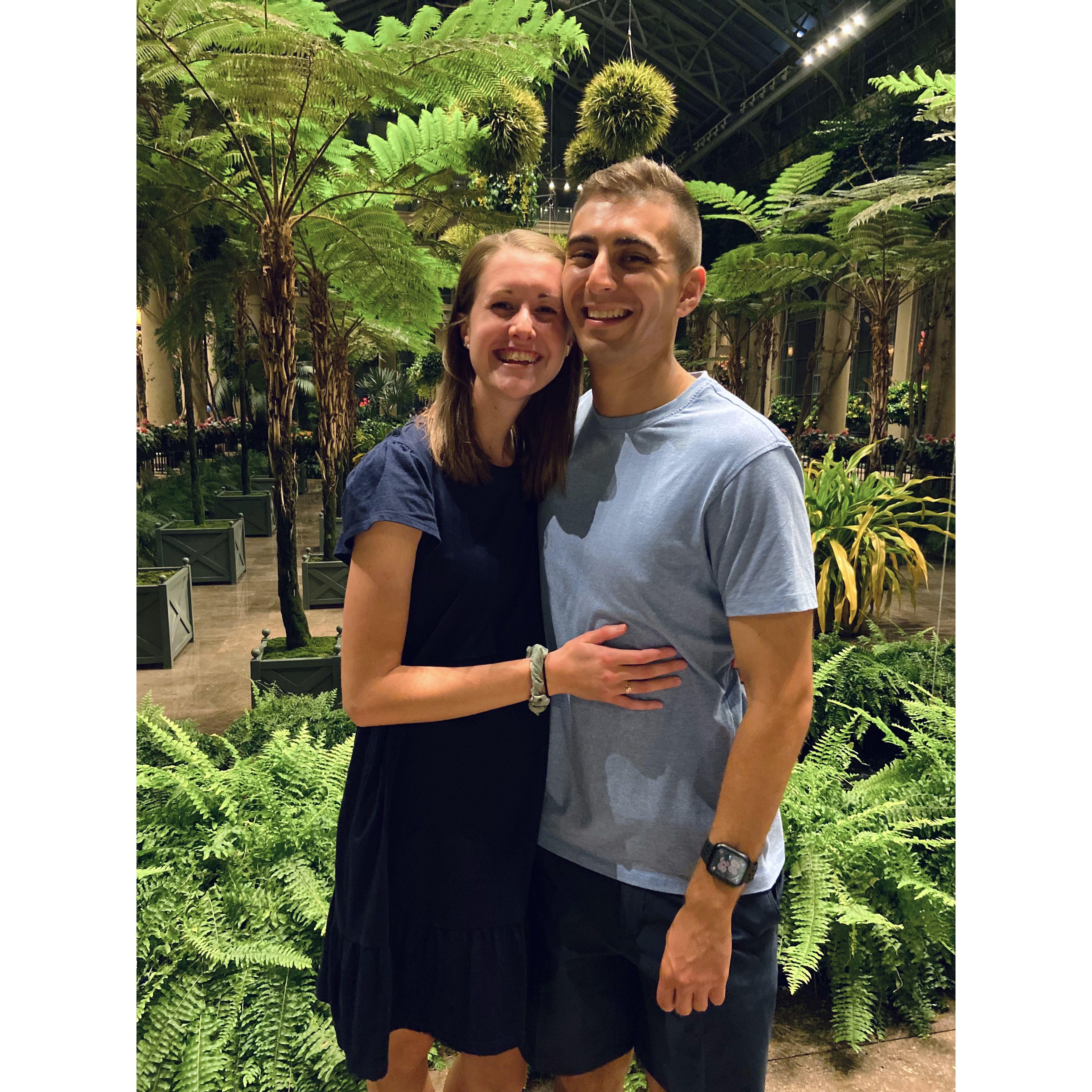 Summer Longwood fountain show!