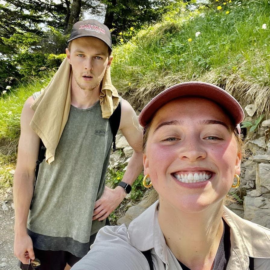 Adventures in switzerland, 2023 (Kyle is mad at Ya'el because she waaaaay understated the length and difficulty of this hike)