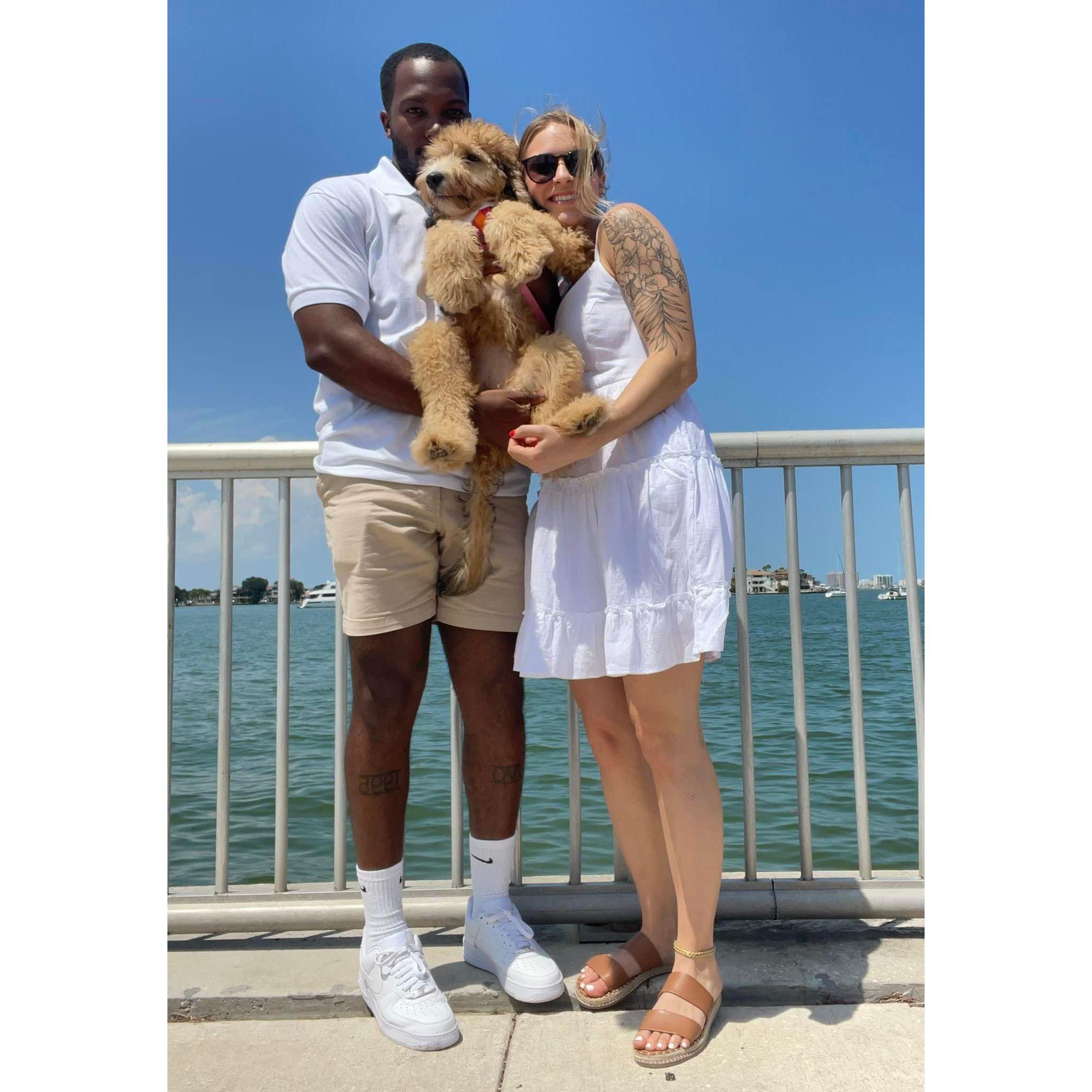 The whole fam! We love Luna so much!