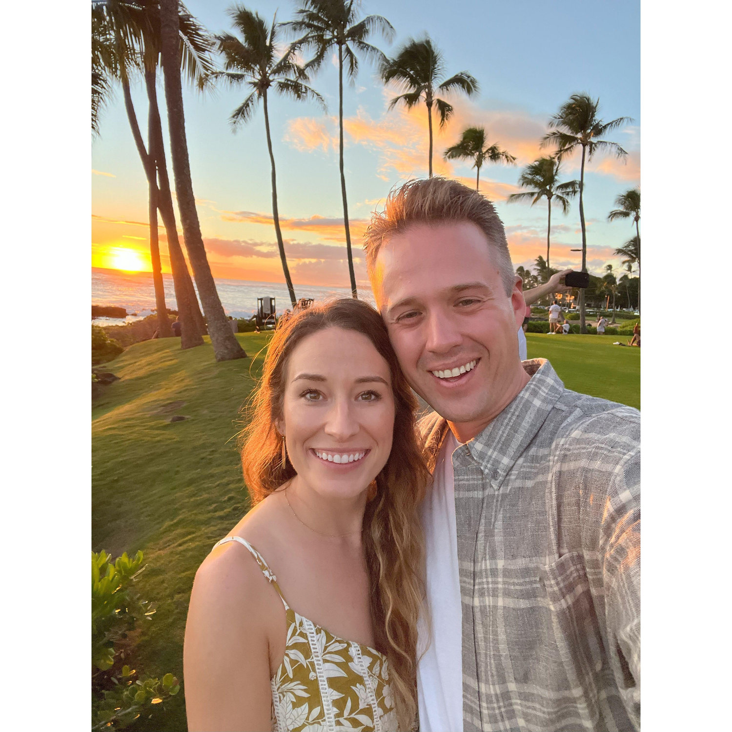 Dinner in Kauai with Sam's family