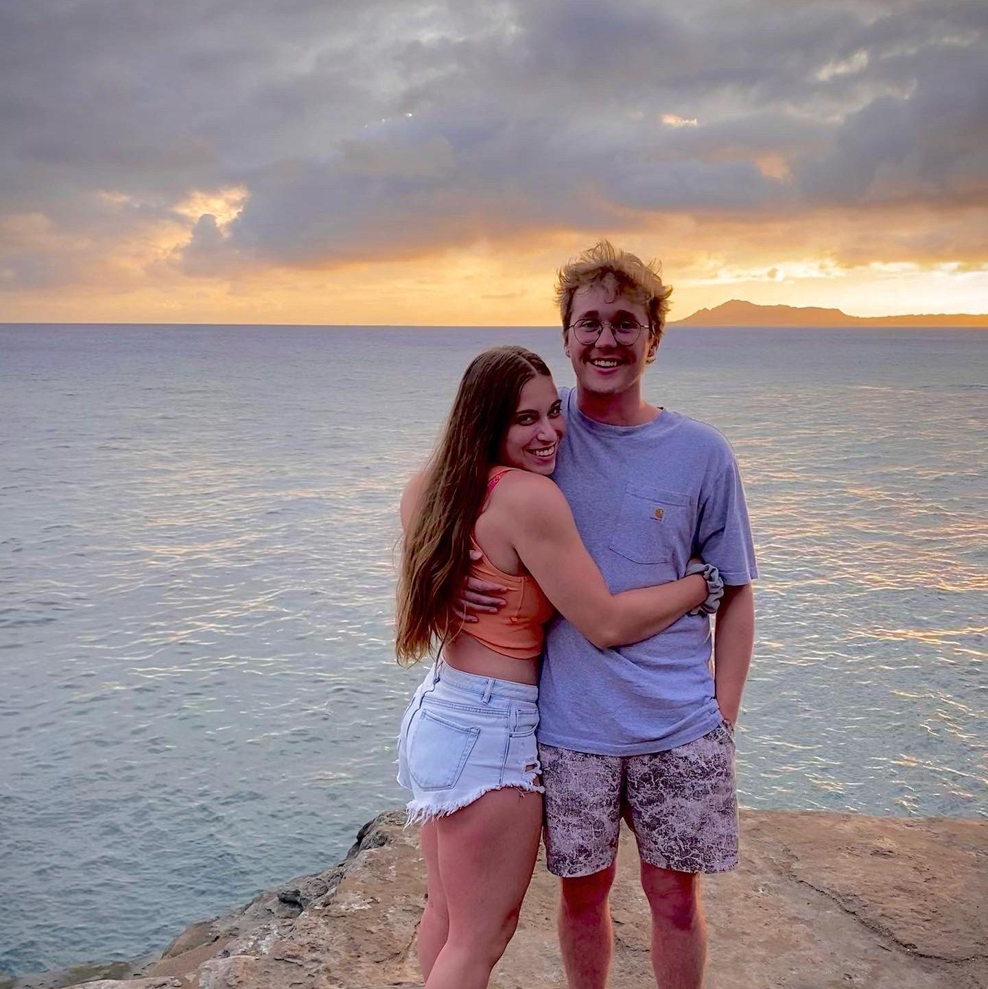 Our first vacation together.