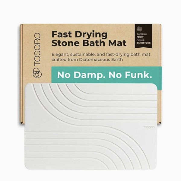 Stone Bath Mat (23.5 x 15) - Sandstone