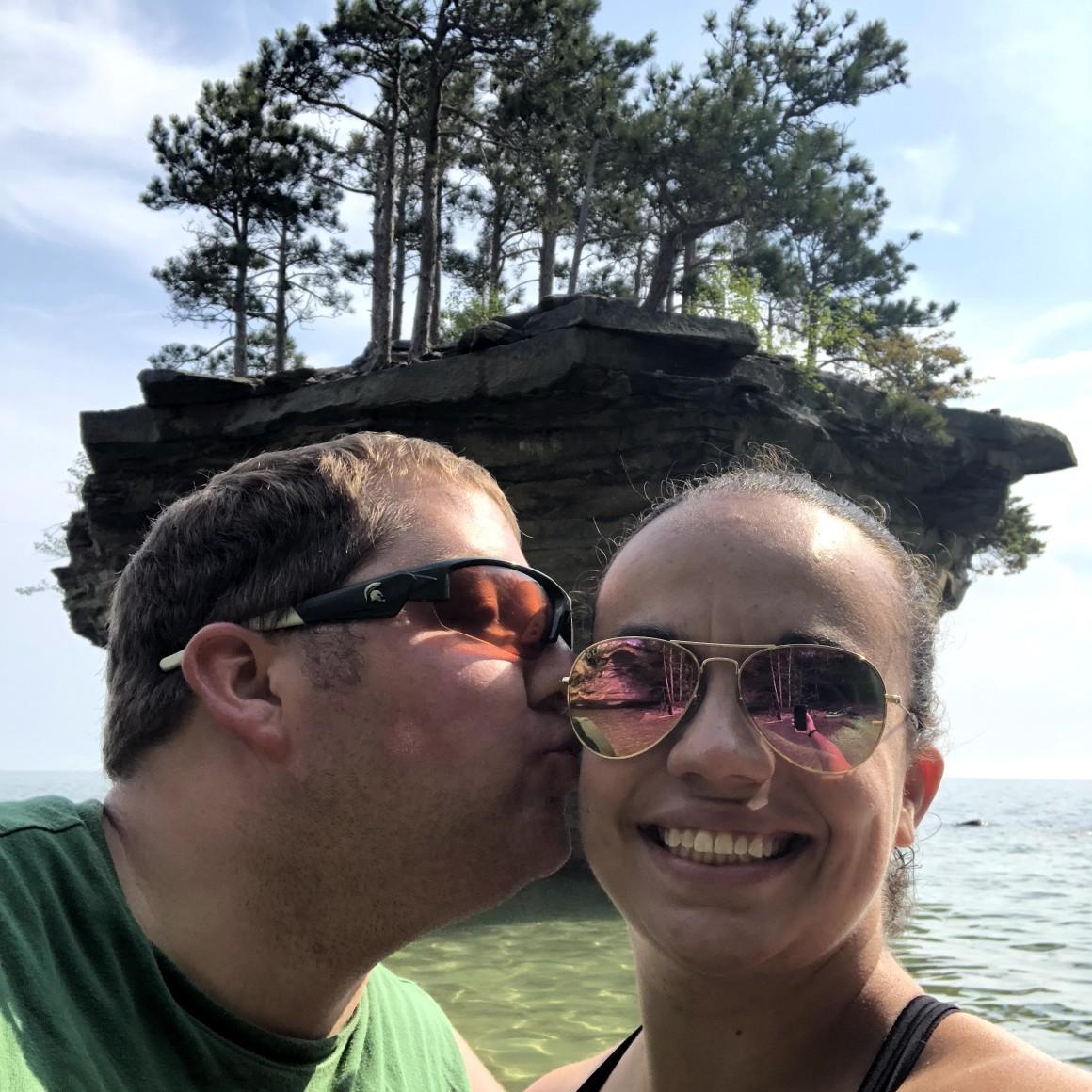 We've gone kayaking a couple times last summer, but Turnip Rock in Port Austin, MI was one of the coolest, most memorable trips we've had.