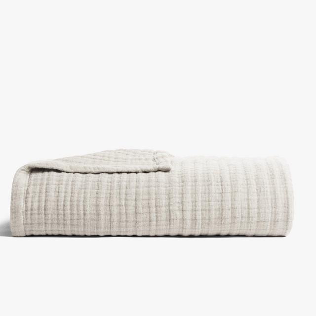 Cloud Linen Gauze Throw
