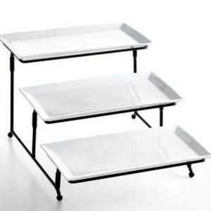 The Cellar - CLOSEOUT! Whiteware Serveware 3 Tier Server, Created for Macy's