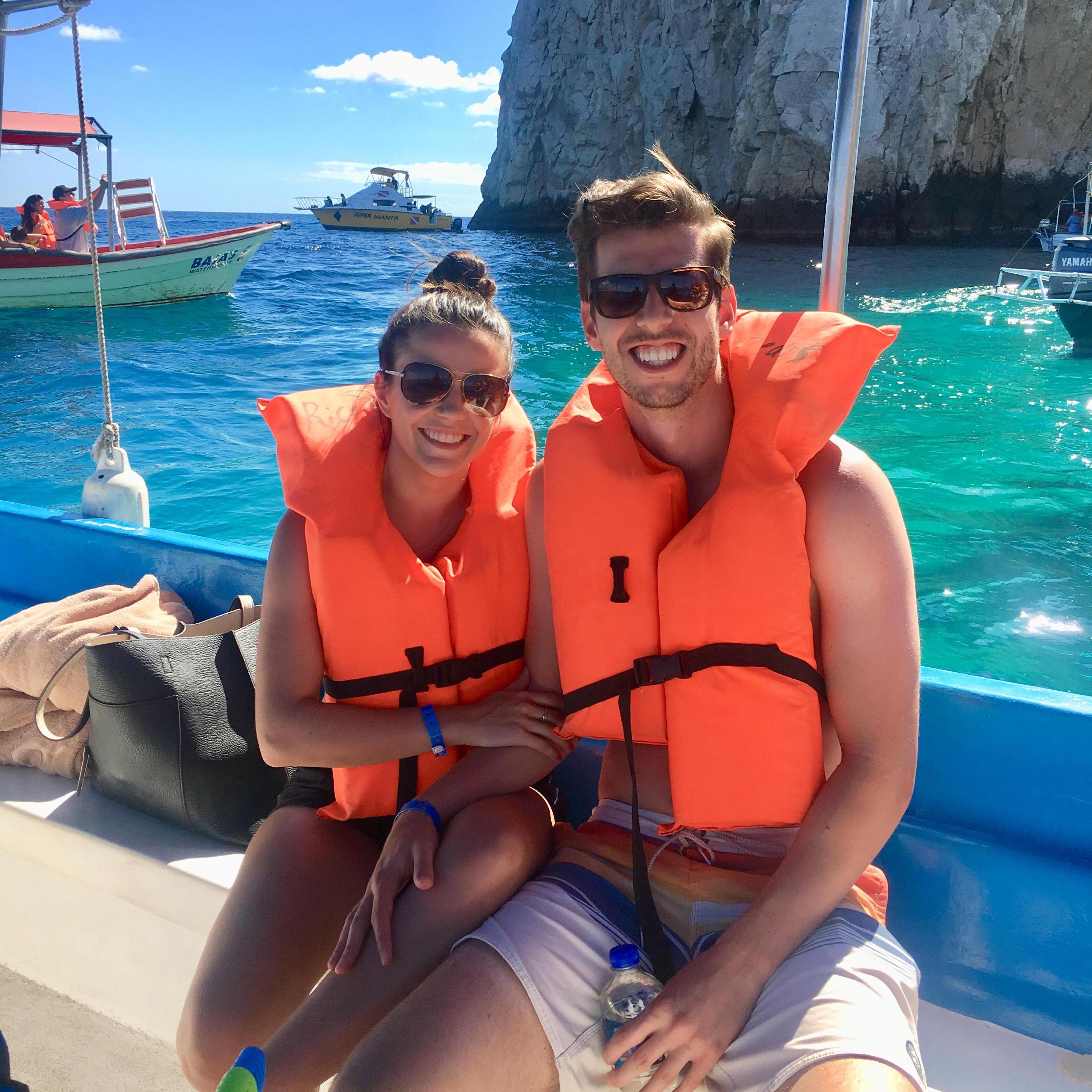 Right before this picture, Matt broke his toe. He was a great sport about it.