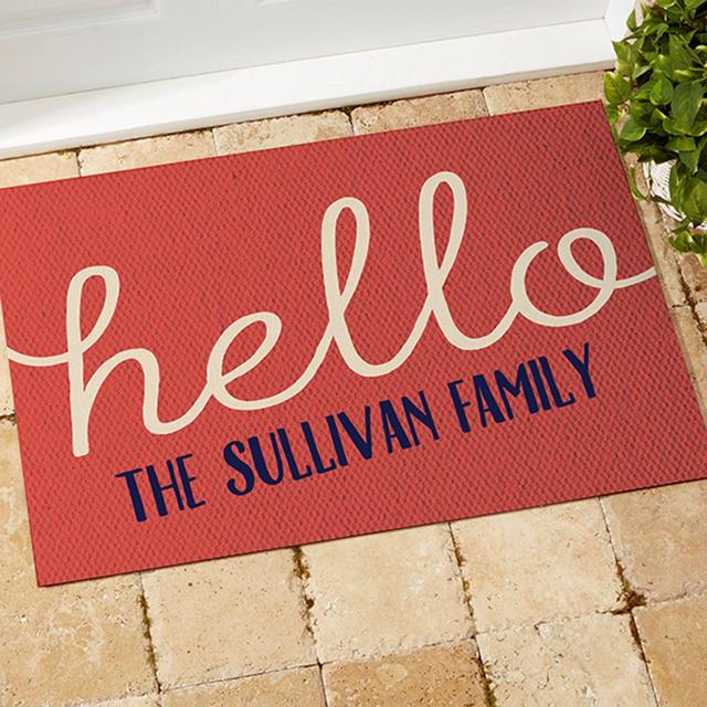 Front Door Greetings 18-Inch x 27-Inch Door Mat
