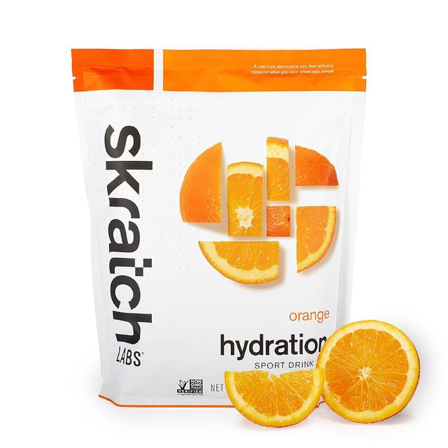 Skratch Labs Hydration Sports Drink Mix – Real‑Fruit Electrolyte Powder for Fast Hydration & Endurance | Orange | 60 Servings | Vegan, Non‑GMO, Clean Ingredients