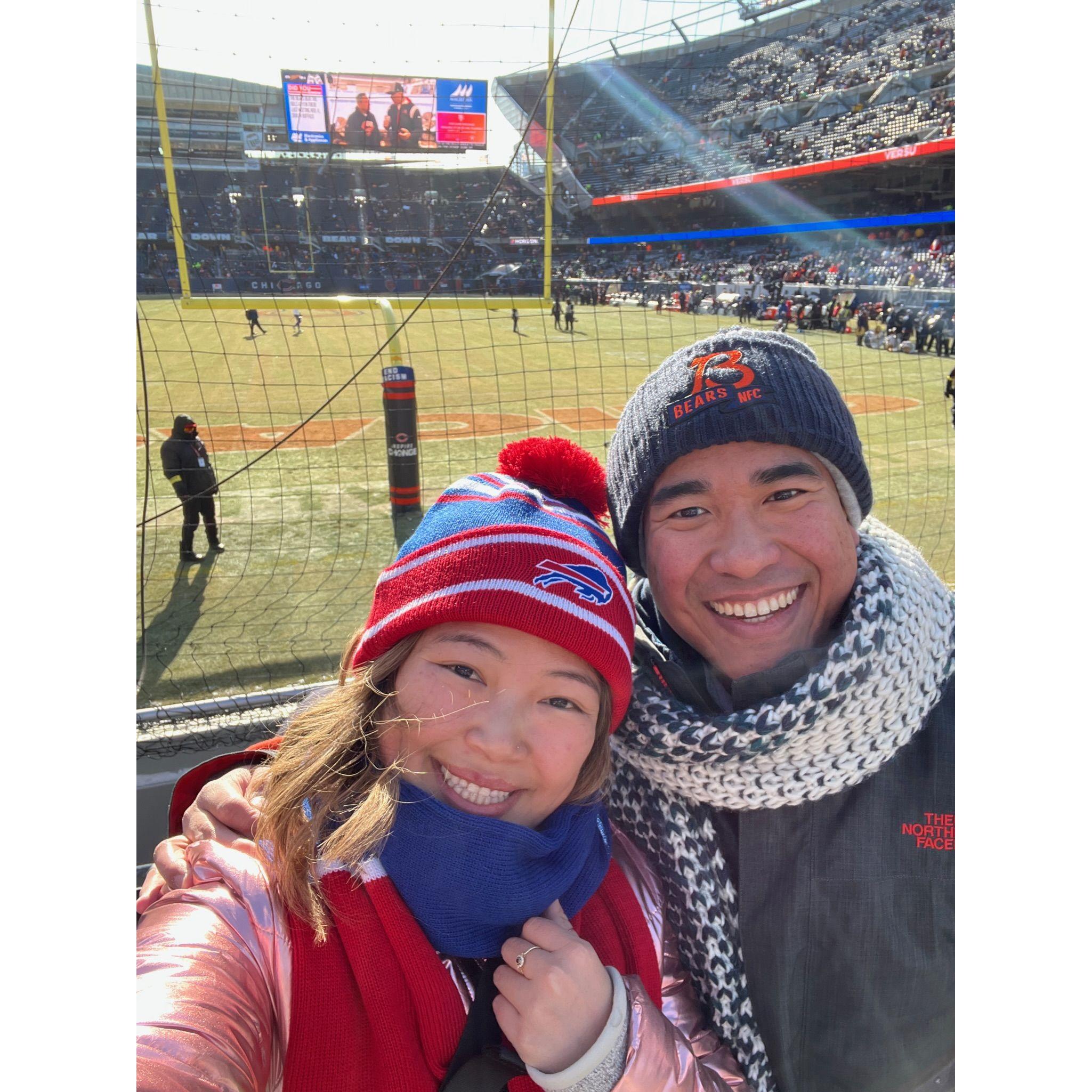Our first Christmas Eve, cold, clear and a great Bills win! Who doesn't love a nice slushy cold one in single digits?