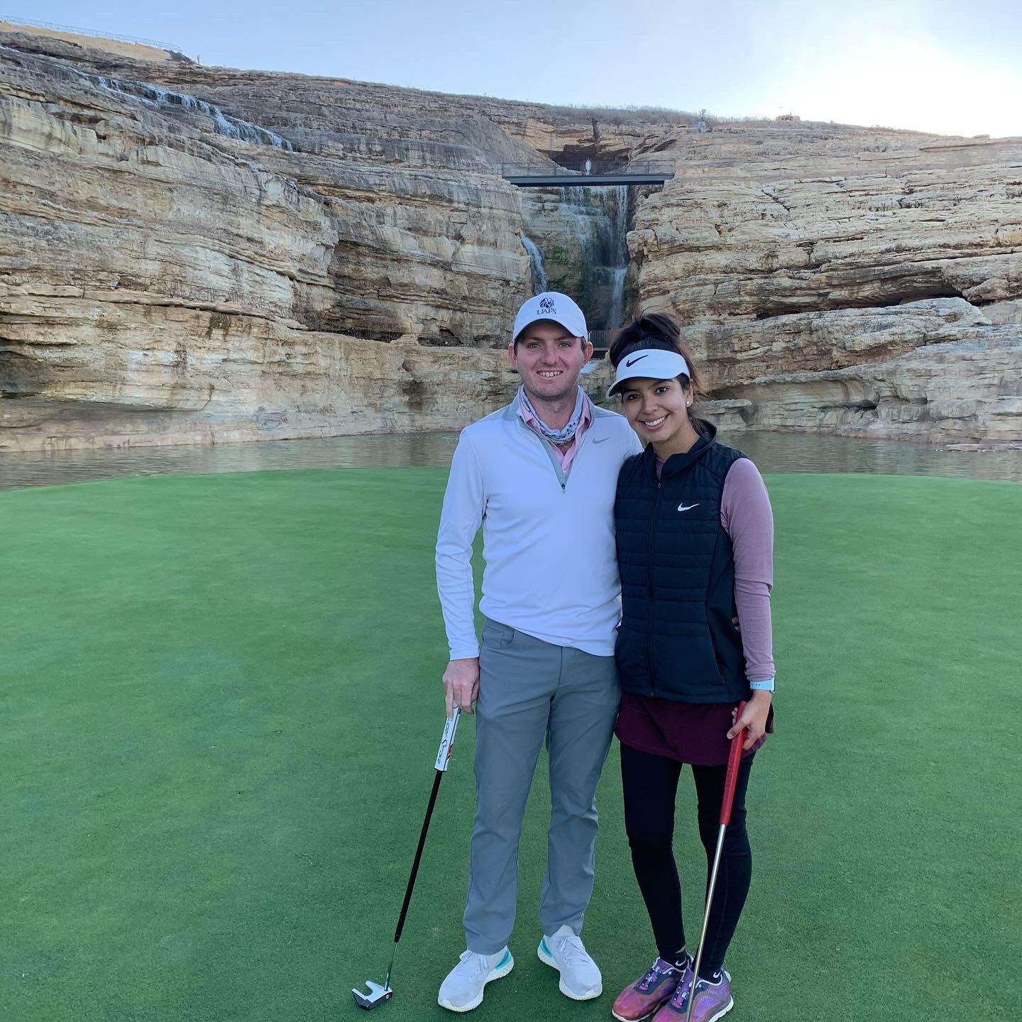 Deana made a birdie on the 19th hole at Payne’s Valley… Zach didn’t.