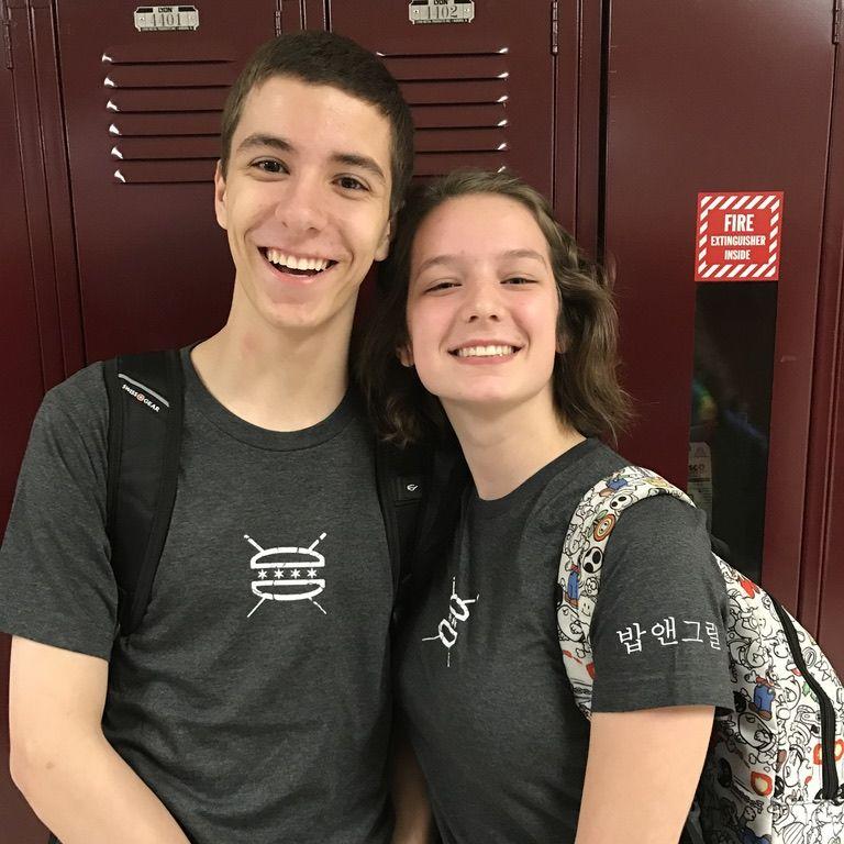 Twinning before our first prom! (2017)