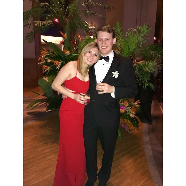The night before we got engaged at a charity gala in Dallas, Texas
