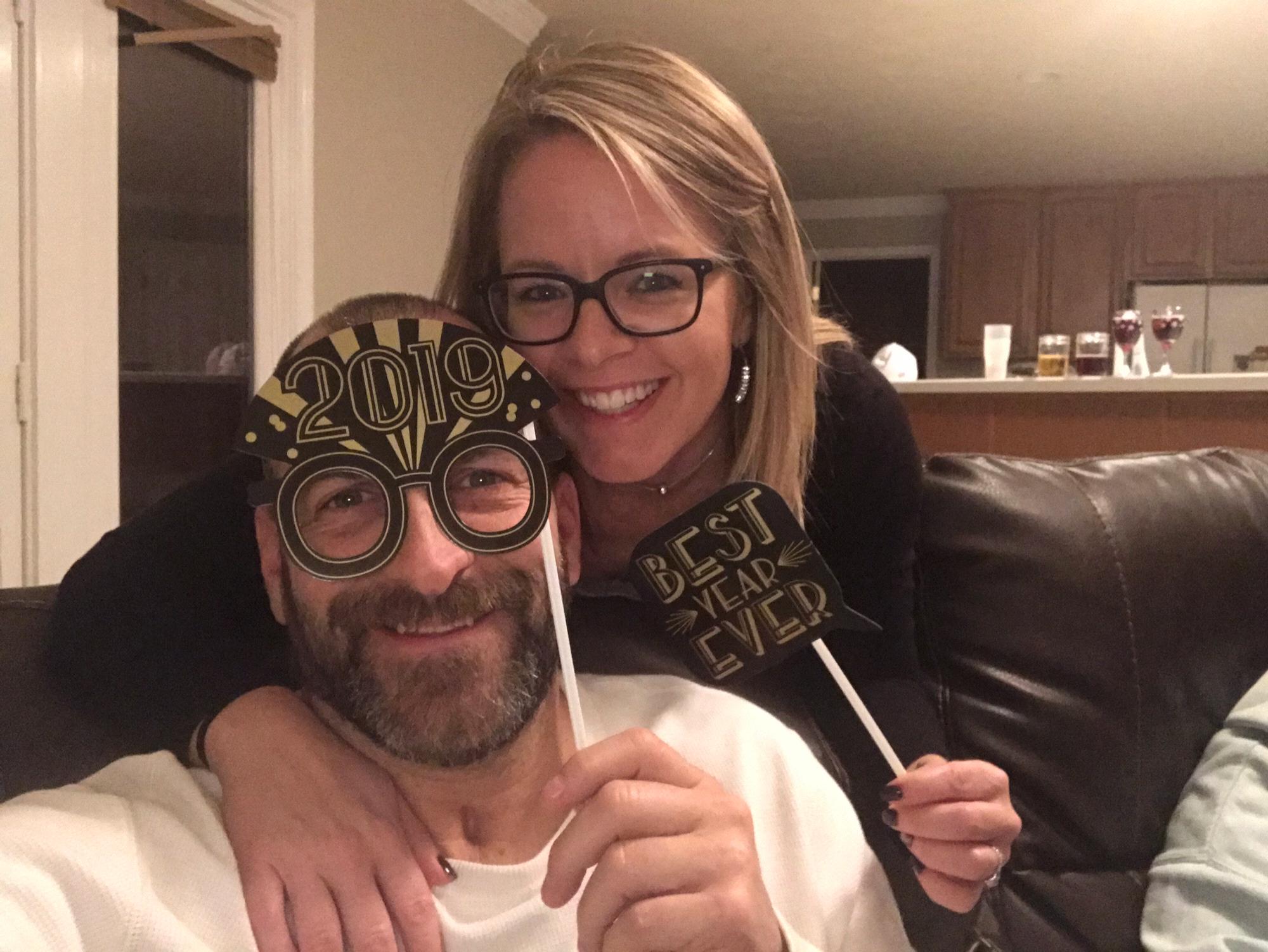 Ringing in our first New Years together 2019