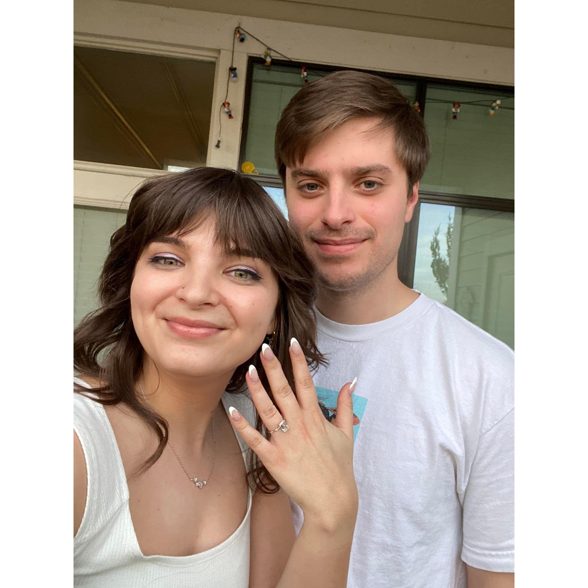 The day we Ben proposed!
