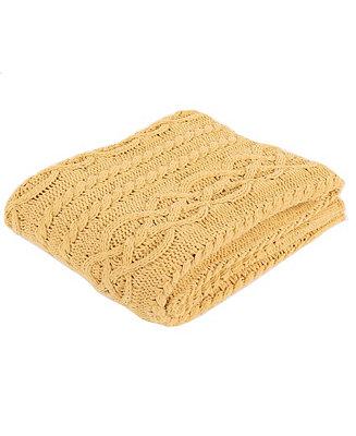Happycare Textiles Knitted Luxury Chenille Throw Blanket