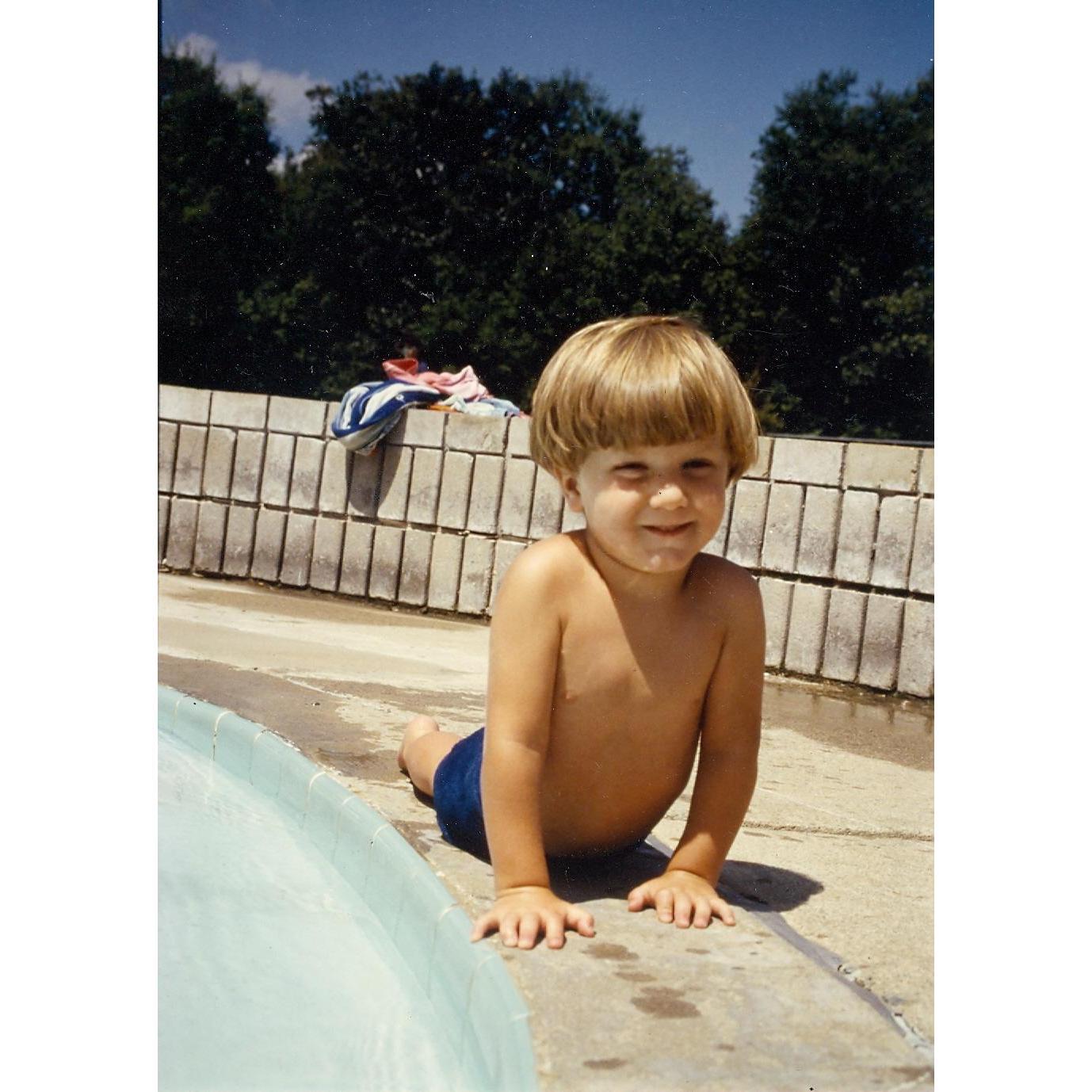 Brendan the poolside cutie