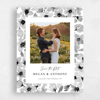 Grey Wedding Save the Date - Shinya Photo