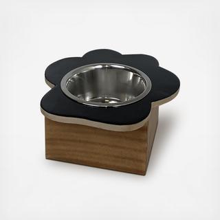 Paw Shaped Single Pet Feeder
