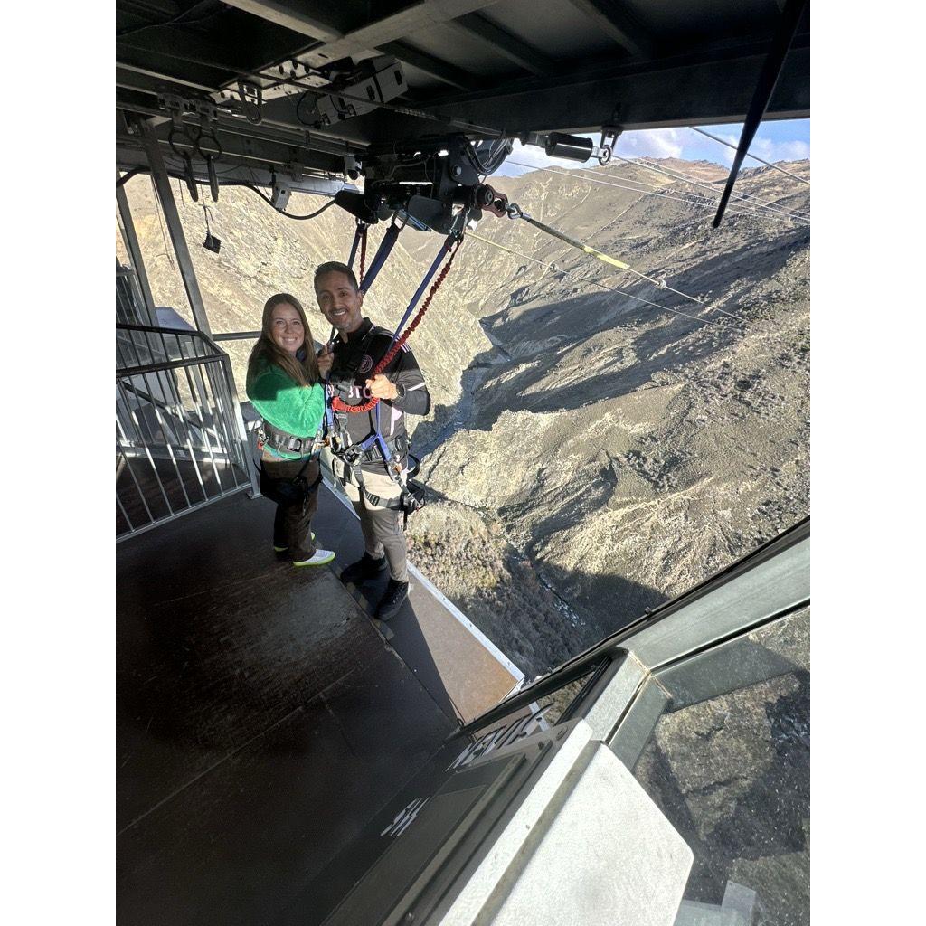 When $h*t started to get real at the Nevis Swing in Queenstown, New Zealand.