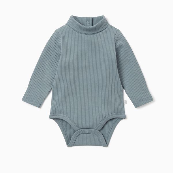 Ribbed Roll Neck Bodysuit