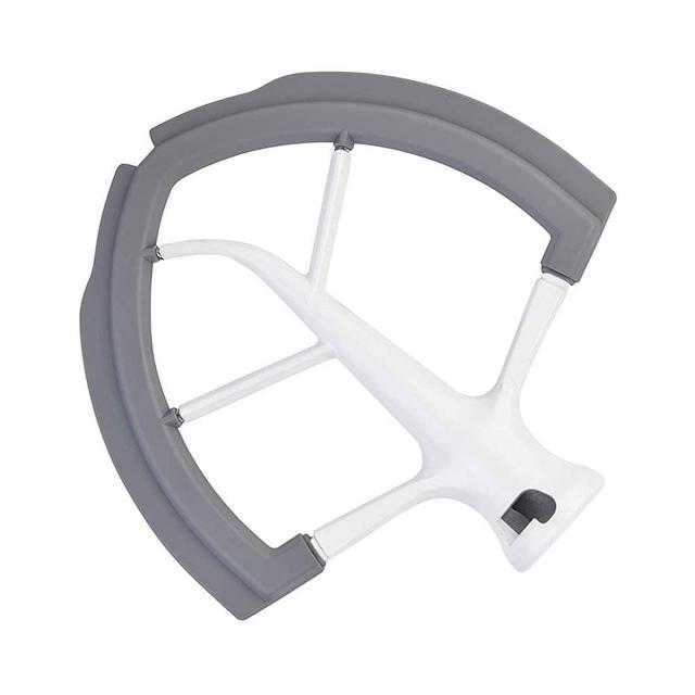 Flex Edge Beater for KitchenAid Bowl-Lift Stand Mixer - 6 Quart Flat Beater Paddle with Flexible Silicone Edges