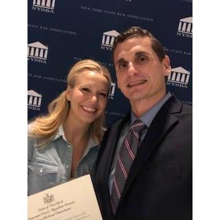 Derek added another state to his patent attorney license- New York! This was his swearing in ceremony in Albany, NY