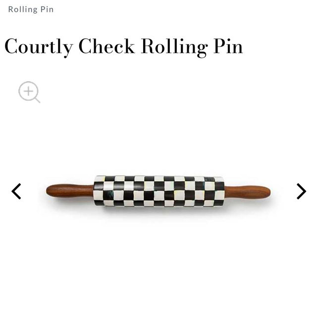 Courtly Check Rolling Pin