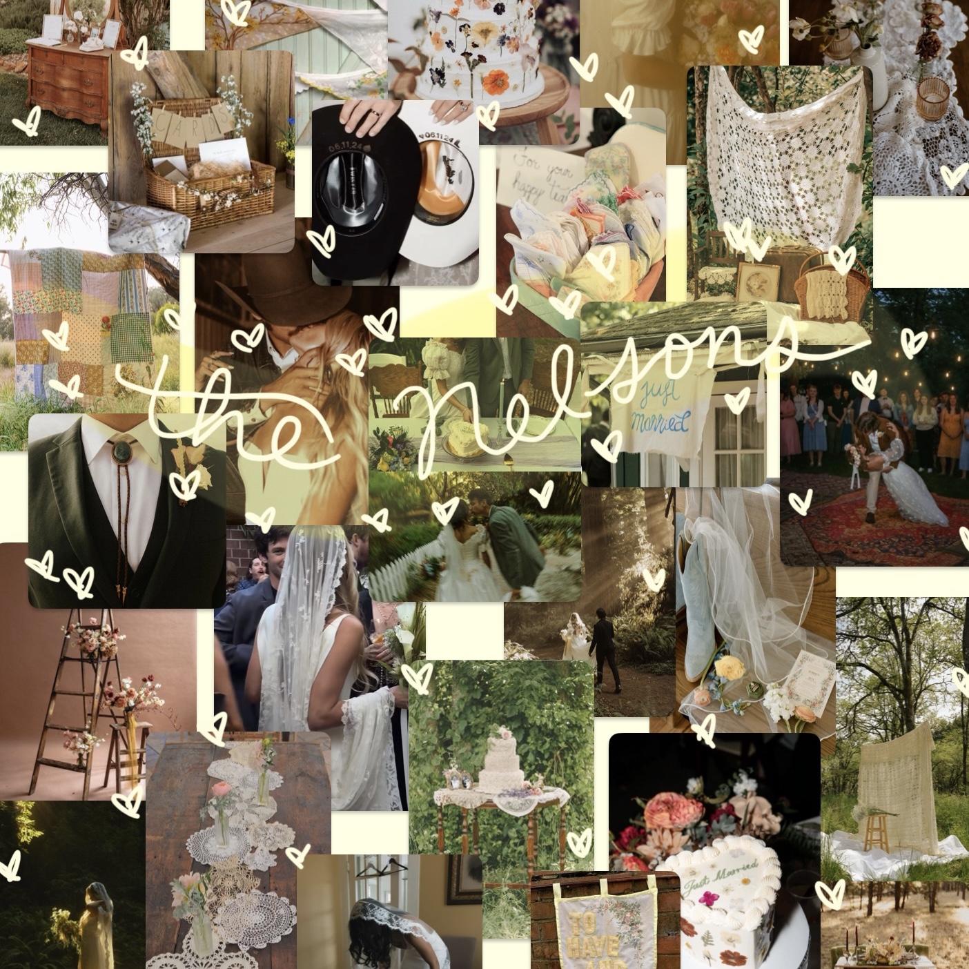 Mood Board! These are the *vibes* of the wedding :)