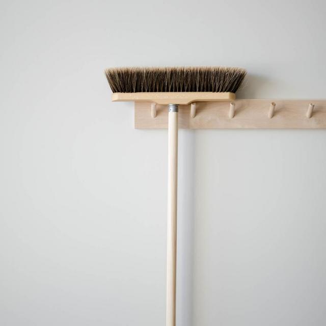 split horse hair broom