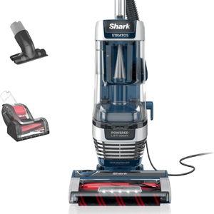 Shark Upright Vacuum, Stratos with DuoClean PowerFins, HairPro, Powered Lift-Away, Self-Cleaning Brushroll, & Odor Neutralizer Technology, Navy, AZ3002